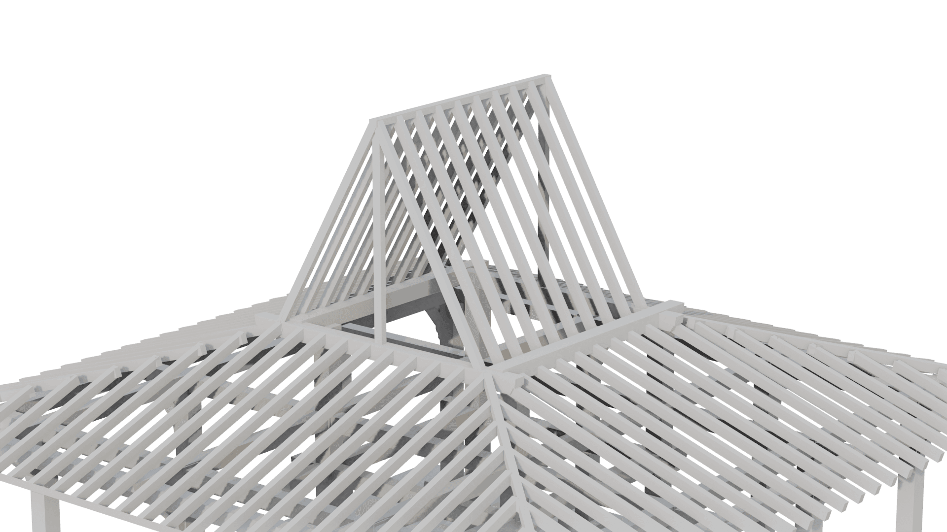 Atap Ikonik close-up