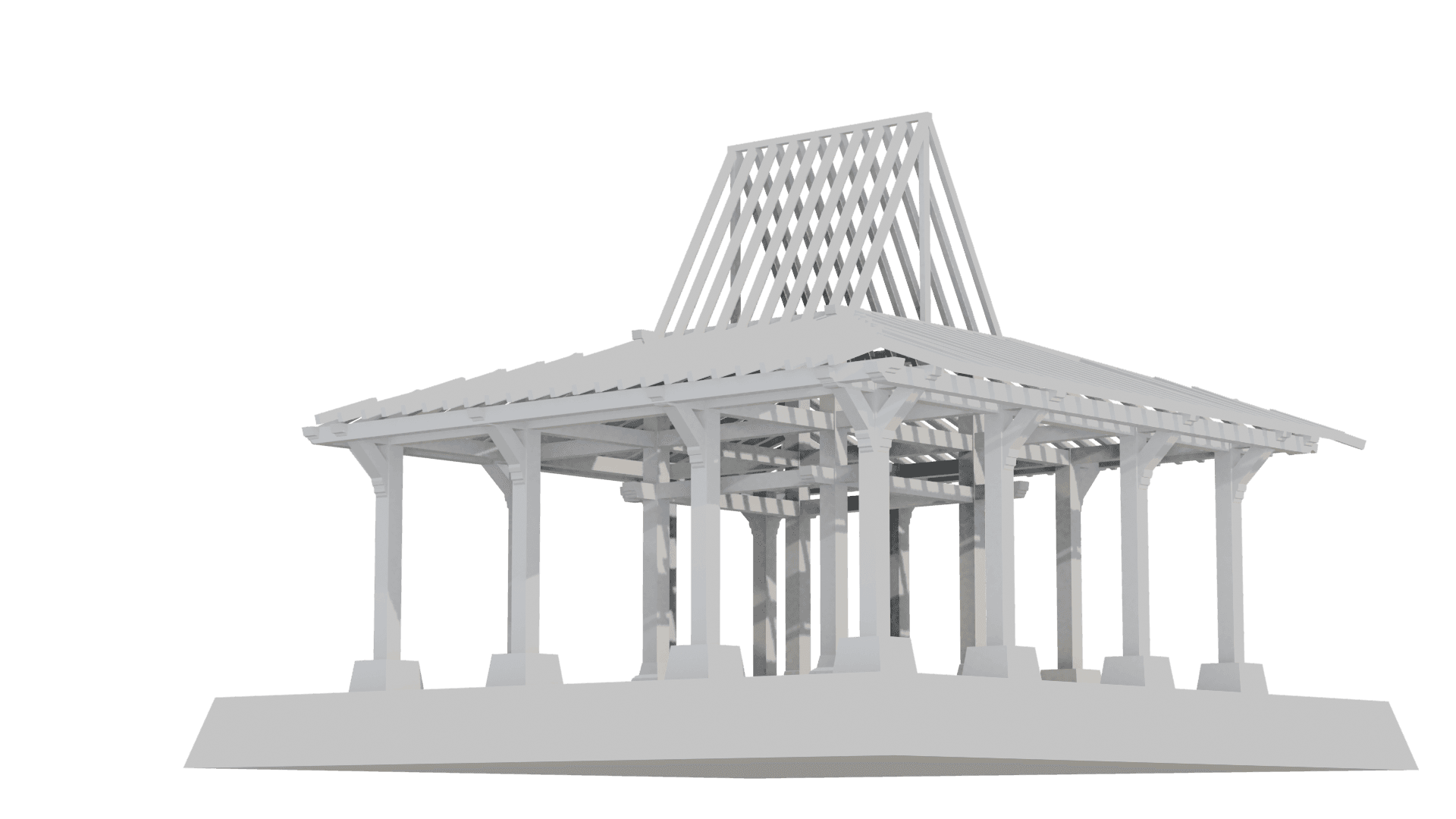 3D Joglo Frame Model